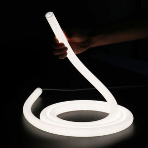 Strip lampu <span class=keywords><strong>Neon</strong></span> fleksibel <span class=keywords><strong>LED</strong></span> <span class=keywords><strong>360</strong></span>, Strip lampu <span class=keywords><strong>Neon</strong></span> 22/25/30/40mm fleksibel tabung <span class=keywords><strong>Neon</strong></span> 24V/12V/5V DC silikon bulat <span class=keywords><strong>LED</strong></span>