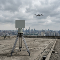 Radar de Monitoreo Costero para Todo Clima, 16 km, IP66 Impermeable, Monitoreo de Embarcaciones Marítimas, Radar Anti-drones, Seguridad del Espacio Aéreo de Prisiones