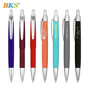 ボールペン金属プラスチック1.0mmロゴ印刷オフィス文具用カスタマイズされたビジネスプロモーション用 - Product Image 1