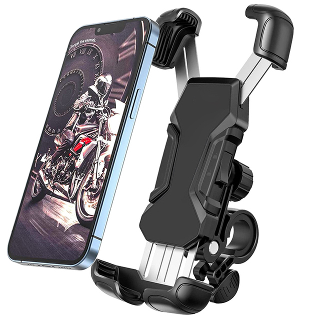 New Bike Mobile Phone Stand Holder Mount 360 Rotation Adjustable Anti Shake Bicycle Phone Holder Mount for Smartphones