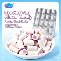 Bonbons de taro rôtis, moelleux et gonflés, saveur rétro nostalgique, vente en gros, conditionnés en blister