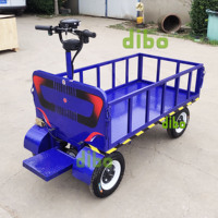 Carretilla Eléctrica Plegable de Plataforma Plana para Trabajo Pesado con Certificación CE, para Almacenes, Obras de Construcción, Logística y Transporte