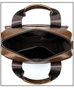 Maletín de Cuero Vacuno Genuino Andong para Hombre, Bolso Bandolera de Trabajo, Estilo Retro Casual, Multifuncional, Bolsos de Mensajero - Product Image 5