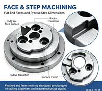 Services de fraisage et tournage CNC sur mesure pour prototypes rapides en laiton de précision (3/4/5 axes)