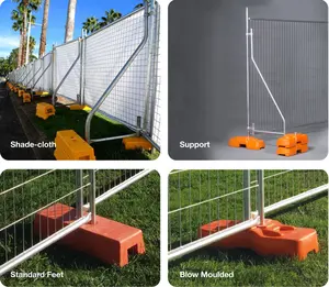 Factory Price Australian Temporary Fence Event Temporary Fence Panel Movable Australian Temporary Fence For Construction Sites