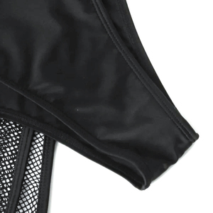 Danse Sexy <span class=keywords><strong>Bikini</strong></span> En Nylon Spandex <span class=keywords><strong>Bikini</strong></span> Noir 3pack Triangle Dos Nu Maille Coord <span class=keywords><strong>Bikini</strong></span> Maillot De Bain - Product Image 5
