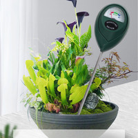 Détecteur de jardin Hygromètre de sol Capteur Sonde à tête ronde Portable Hygromètre de sol professionnel à aiguille unique
