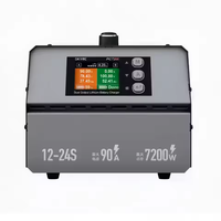 Chargeur de batterie au lithium à double sortie SKYRC PC7200, écran LCD couleur de 2,8 pouces pour batterie 12/24S, charge rapide 90A avec CAN