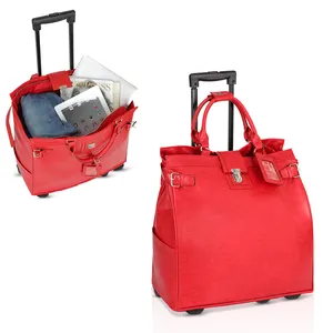Upright mala de viagem portátil, pequena bolsa de bagagem para viagem à noite