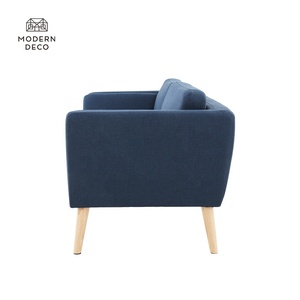 Blu in tessuto 2 posti moderno nordic stile scandinavo divano divano per lo <span class=keywords><strong>studio</strong></span> appartamento composto da soggiorno mobili - Product Image 5