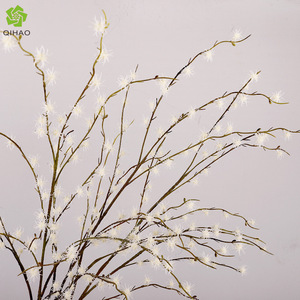 Fleur artificielle en forme de grain de riz et de saule des neiges, 118 cm, suspendue, pour décoration intérieure, mariage, maison - Product Image 1
