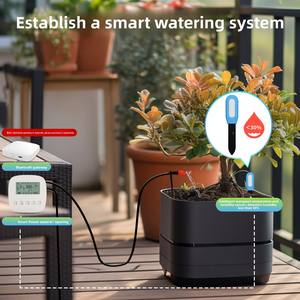 Capteur d'humidité et de température intelligent Bluetooth Tuya pour la maison, capteur contrôlé par application pour le jardinage et la surveillance de l'environnement - Product Image 3