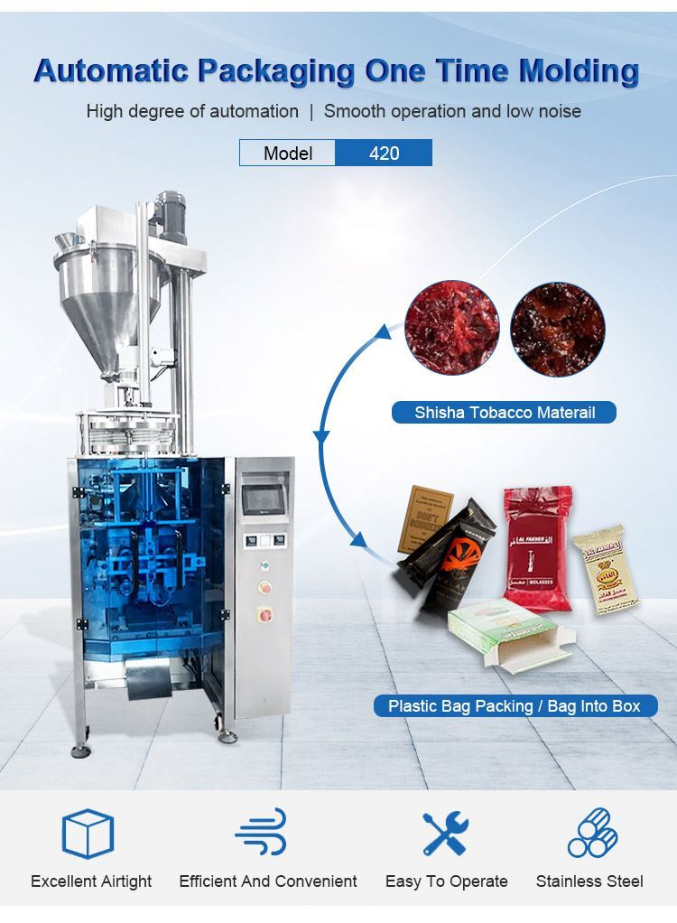 Machine d'emballage horizontale de smausas chicha, ligne de Production à grande vitesse, 50g 100g 250g