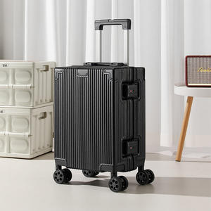 Equipaje de embarque de lujo de 16 pulgadas, <span class=keywords><strong>Maleta</strong></span> de viaje con cable ligero, rueda de 360 °, varilla de tracción de aluminio, equipaje pequeño para hombres y mujeres - Product Image 5