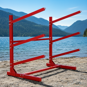 Support de rangement pour <span class=keywords><strong>kayak</strong></span> et SUP EVER-LEADING modèle LD-KR1005, résistant aux intempéries, en acier galvanisé robuste, réglable - Product Image 5