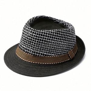 Wholesale in Stock Men's Panama <b>Hats</b> Hollow Breathable Beach <b>Hats</b> Panama <b>Straw</b> <b>Hats</b> for Men - Product Image 2
