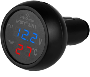 DAMAVO IATF16949 OEM ODM Fábrica de montaje en <span class=keywords><strong>Panel</strong></span> empotrado personalizado Barco marino 10-28V <span class=keywords><strong>Panel</strong></span> digital para automóvil Voltímetro LCD - Product Image 2