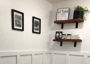 Support mural en métal pour meubles sur mesure WEKIS, étagère en fer, support triangulaire en forme de L à 90 degrés, capacité de 75 lb, revêtement en poudre - Product Image 6