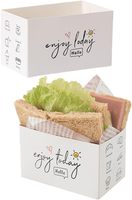 Sandwich à pain hamburger personnalisé biodégradable de qualité supérieure Emballage recyclable pour gâteau pâtisserie Emballage alimentaire rigide pour sushi à emporter