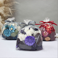 Sachet pot-pourri parfumé de forme solide fleurs séchées avec parfum végétal naturel pour désodorisant de chambre d'animaux domestiques désodorisant