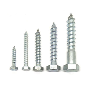 Vis à tête hexagonale LeGood en acier au carbone zingué, filetage 1/2 po, longueur 10 po, tête 3/4 po, ASME B18.2.1 - Product Image 1