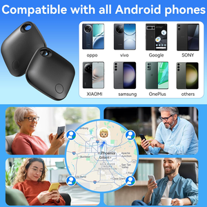 Hot Selling Smart Mini GPS Pet Tracker AirTag Compatible IP67 Waterproof Bluetooth Keychain Locator for Small Dogs Cats - Product Image 3
