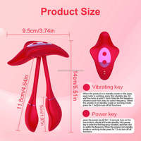 USB-Aufladung Smart App Fernbedienung Damen Dual-Head Strap-On Höschen Silikon Vibrator G-Punkt Klitoris Stimulierendes Sexspielzeug