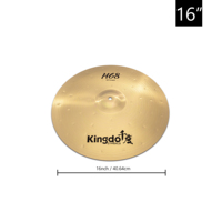 Kingdo H68 Series 16" 18" Crash Cymbal Drum Set Cymbals Percussion Instrument Rock Musical Instruments