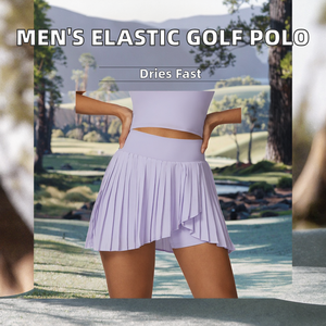 Polo de golf unisexe à manches longues, haute élasticité, écologique, séchage rapide, 235 GSM, 79,8 % nylon, 20,2 % élasthanne, vêtement de sport décontracté avec fermeture éclair - Product Image 2