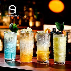 Tazas Tiki hawaianas de alta calidad Bar Fiesta temática Jugo <span class=keywords><strong>tropical</strong></span> Bebida fría Cerveza Tiki Vasos de cóctel - Product Image 1