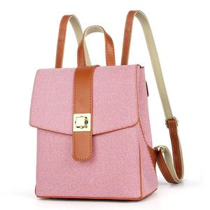 Women's <b>Large</b>-Capacity Fashion <b>Leather</b> <b>Backpack</b> College Style Waterproof PU with Zipper Closure Anti-Theft Feature for Travel - Product Image 4