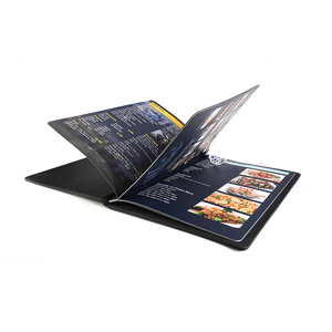 Venta al por mayor, tienda personalizada, Hotel, tapa dura, comida, libro de cocina, impresión a todo color, cuero, restaurante, menú, libro de cocina, servicio de impresión de recetas - Product Image 1