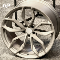 Jantes en alliage d'aluminium 6061 forgées monobloc à rayons en Y, finition argent satiné, 17-24 pouces pour Tesla Model 3 Model Y 5x114.3 ET personnalisé