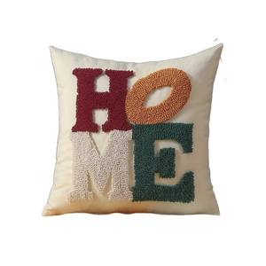 Moderne Simple poinçon aiguille lettre taie d'oreiller maison canapé salon décor personnalisé <span class=keywords><strong>coussins</strong></span> couverture - Product Image 4