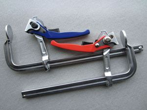 Abrazadera F de trinquete de Metal, sistema de abrazadera de riel de Guía rápida de alta resistencia, herramienta de mano de sujeción - Product Image 6
