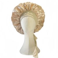 Alpha Phi Alpha Eco-Friendly Bonnet en satin doux et réversible, réglable, avec broderie 3D, impression numérique, coiffure décontractée