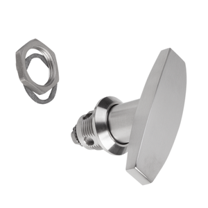 Loquet à quart de tour K1356 pour armoire industrielle, verrou de compression IP65 étanche à la poussière, fixation rapide pour panneau d'armoire - Product Image 1
