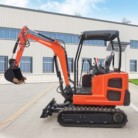 Mini-excavatrice sur chenilles de 1,8 tonne, haute performance, pour les projets agricoles et de construction