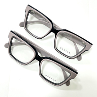 Monture de lunettes optiques carrées en acétate à monture complète, incassable, de haute qualité, pour verres de prescription – Nouvelle collection tendance