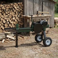 NOUVEAU Fendeuse de bûches à essence rapide JQSP15T, vitesse de 2 secondes, composants à engrenages, force de 15 tonnes, taille de bûche maximale 400x350mm, CE ISO