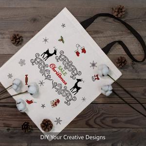 Bolsas de Tela de Algodón Ecológicas, Personalizadas con Sublimación, Plegables, con Asas de Cuerda, para Venta al Por Mayor - Product Image 2