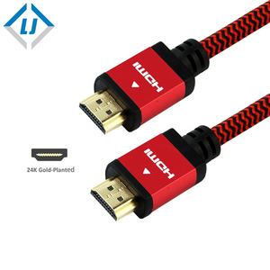 Carcasa de aleación de zinc multimedia <span class=keywords><strong>Cable</strong></span> <span class=keywords><strong>HDMI</strong></span> de <span class=keywords><strong>15</strong></span> <span class=keywords><strong>metros</strong></span> chapado en oro de alta velocidad <span class=keywords><strong>4K</strong></span> - Product Image 4