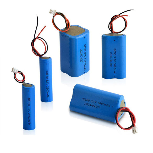 Customized Rechargeable Li Ion Battery Pack 18650 21700 32700 3.7V/7.4V/11.1V/14.8V/24V 3000mAh 800+ Cycles LiCoO2 Cathode