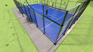 Pista de Pádel con Pilar de Vidrio Phuoc Thinh, Super Panorámica, con Transmisión de TV, Vista Clara, Exportación Global - Product Image 6