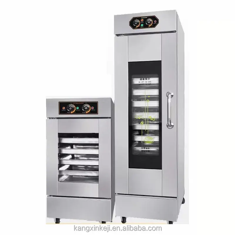 Máquina de fermentación de pan, horno retardante de panadería, 32 bandejas, puertas dobles