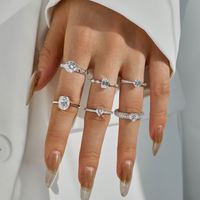 Anillo de Eternidad de Plata de Ley 925 con Diamantes Cultivados en Laboratorio y Circonita 5A, Corte Esmeralda, para Mujer, Joyería Fina Brillante