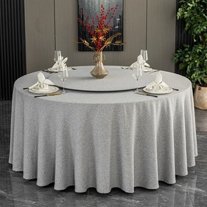 Modern Printed Polyester Tablecloth Indoor Outdoor Wedding <strong>Table</strong> Cover With Circle Decoration Washable For Hotel Use - Product Image 1