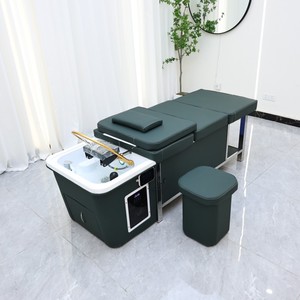 เตียงแชมพูไทยสปาหัวสำหรับร้านเสริมสวยอเนกประสงค์พร้อมที่เก็บน้ำถังเก็บน้ำบำบัดแชมพูหมุนเวียน - Product Image 5