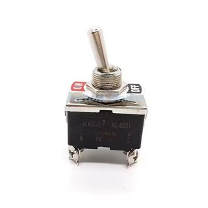 Interruptor de palanca de 2/3/4/6 pines con tornillo, ON/OFF (ENCENDIDO), con bloqueo, momentáneo, con retorno por resorte, <span class=keywords><strong>contactos</strong></span> plateados, 16A/250VAC - Product Image 4
