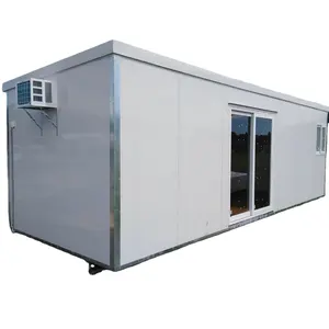 Casa Contenedor Impermeable con Panel Sándwich Resistente al Fuego, Oficina Prefabricada Portátil <span class=keywords><strong>de</strong></span> 20 y 40 pies <span class=keywords><strong>en</strong></span> <span class=keywords><strong>Venta</strong></span>, Diseño Moderno - Product Image 1